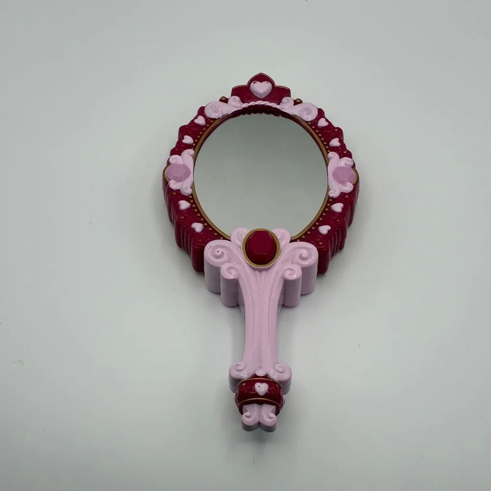 Disney Princess Toy Hand Mirror Pink Heart Gem Costume Prop Toy